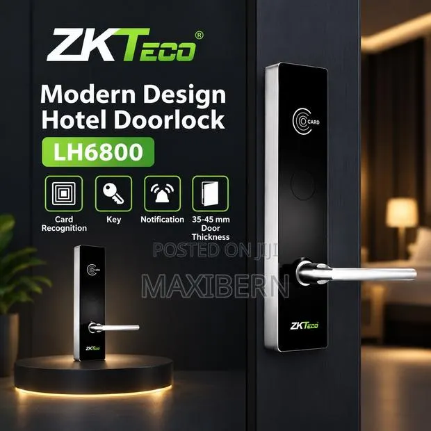 ZKTeco LH6800 RFID Smart Hotel Door Lock · Photo 1