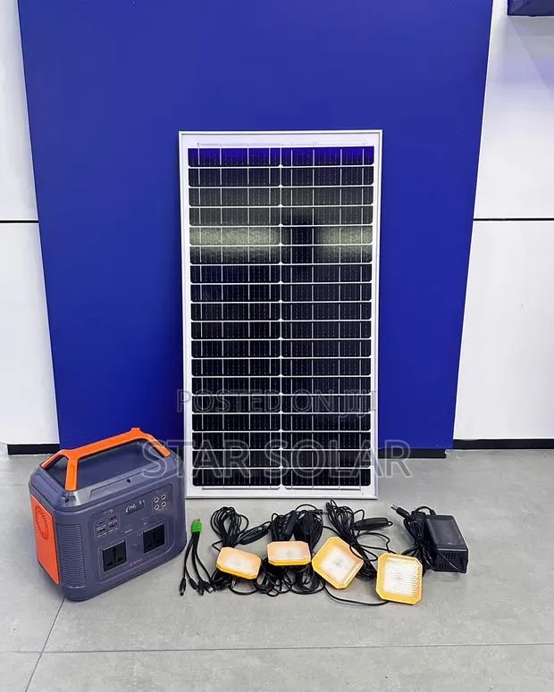 Fibon 550W Portable Power Station With 150W Panel + 4 Bulbs · Photo 1