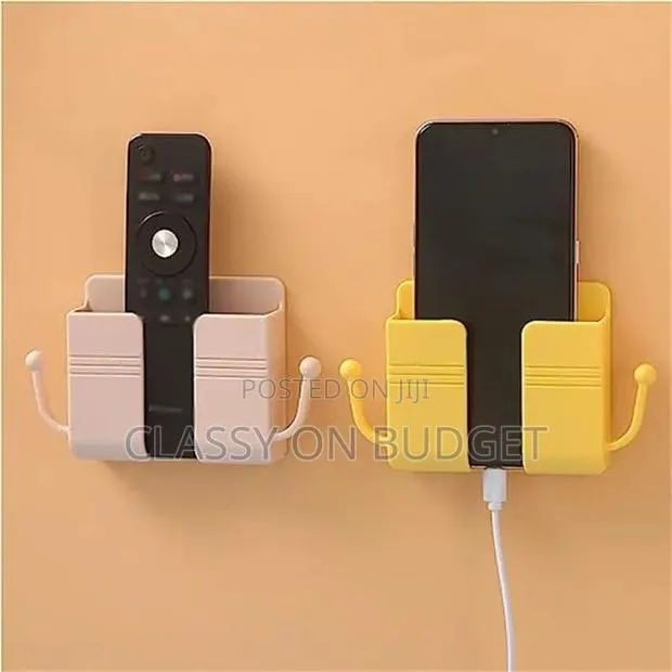 Phone, Remote and Accessories Holder With Self Adhesive · Photo 1