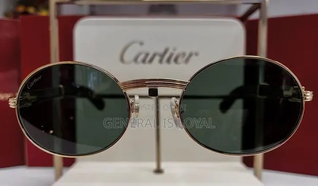 Cartier Giverny Gold And Wood Sunglasses Brown Gradient Lenses · Photo 1