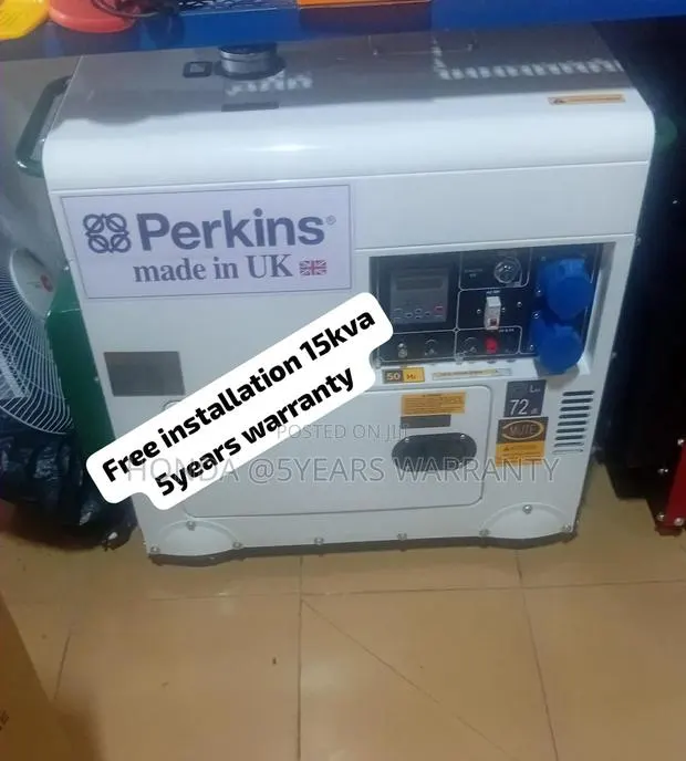 Perkins 15kva Silent Generator – Durable Efficient Power Backup · Photo 1