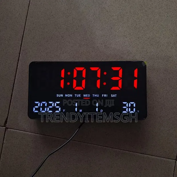 Led Digital Clock (10x5inch)