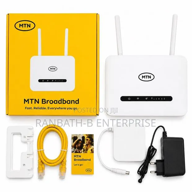 MTN Cat6 4g Lte Broadband Router – Up to 300mbps |Connect 64 Devices · Photo 1