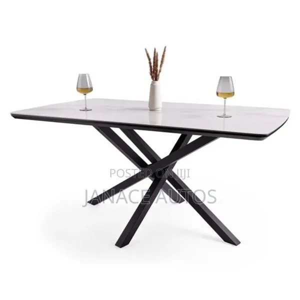 * Table Top Only* Bitia 89.5cm Marble Iron Dining Table · Photo 1