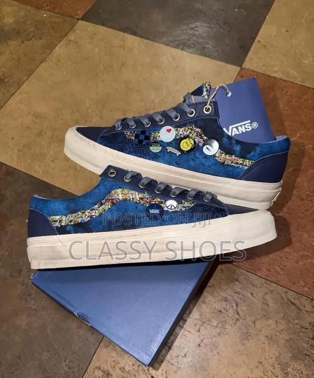 Vans Leather Blue · Photo 1