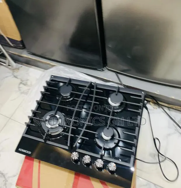 Zealous < 60cm Inbuilt Black Kenwood 4 Gas Hob · Photo 1