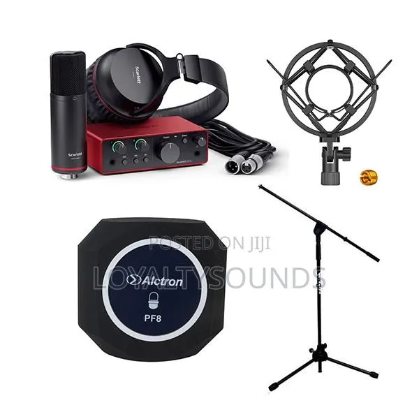 Focusrite Solo 4th Gen Bundle With Pf8 and Mic Stand · Photo 1