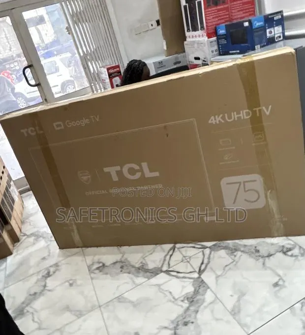 Sealed Quality 75 Inch TCL Smart Uhd Ultra 75p755 Sleek Tv · Photo 1