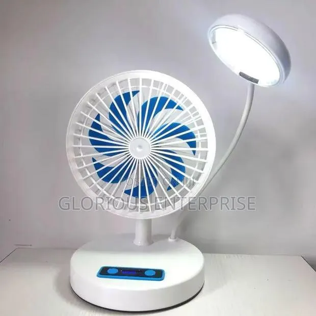 Rechargeable Study Fan With Light · Photo 1
