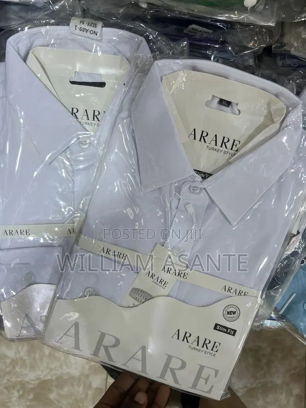 Pure Cotton Plain White Shirt (M-3xl) · Photo 1