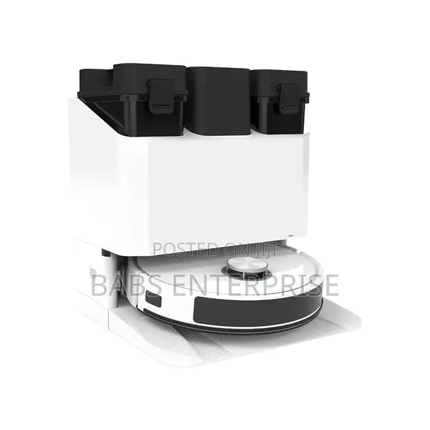 Green Lion Ultra Vac Robot All-in-One Station Vacuum Cleaner – Black · Photo 1