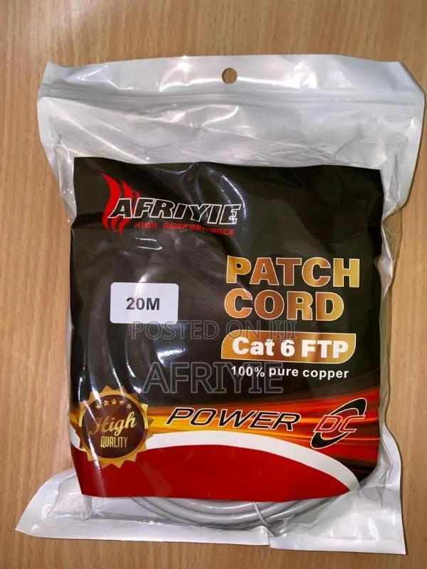 10m FTP Cat.6 Patch Cable -Grey · Photo 1