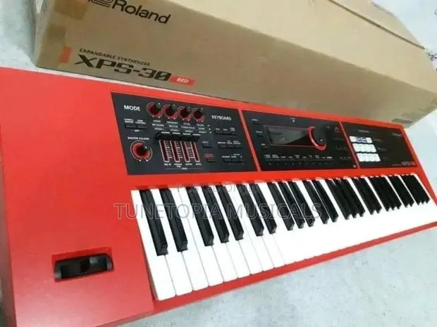 Roland Xps-30 Expandable Synthesizer In Red · Photo 1
