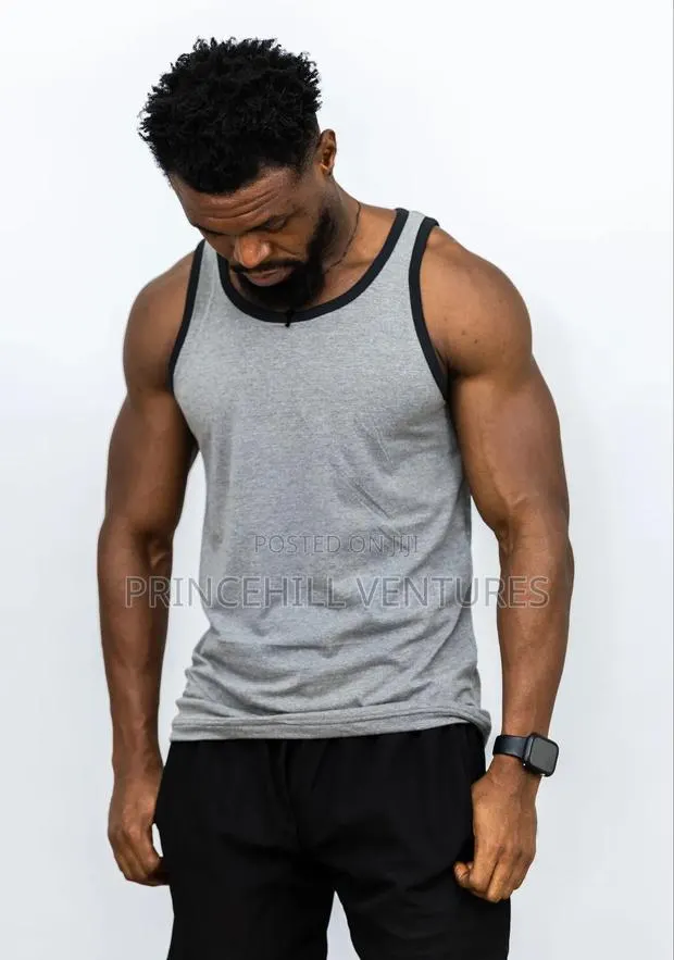 Breathable Men's Vest / Gym Vest Singlet · Photo 1