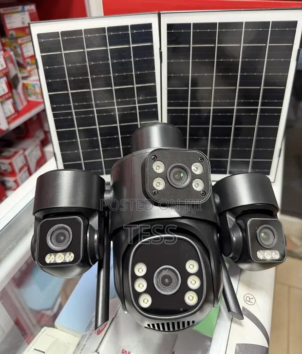 Solar 4g Sim Camera 4 Lens Hieasy App Aov Full Color 2 Way Talk · Photo 1