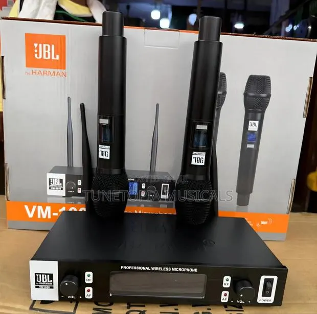 JBL Vm1000 Professional Dual Wireless Microphone System. · Photo 1