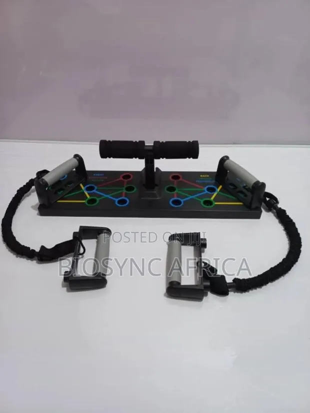 Push Up Board With Resistance Bands · Photo 1