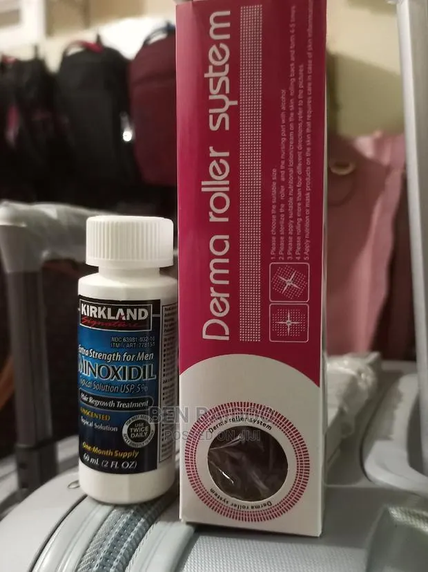 Kirkland Beard and Hair Regrowth Treatment and Derma Roller · Photo 1