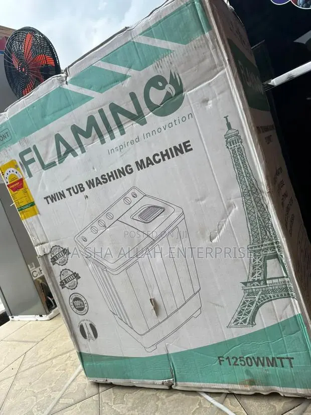 Powerful and Long Lasting 12kg Twin Tub Flamino Washing Machine · Photo 2