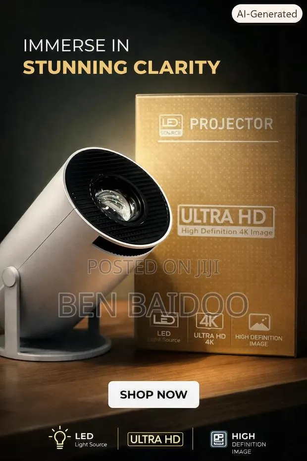 Ultra HD Smart Projector (Hi-Definition Images) · Photo 1