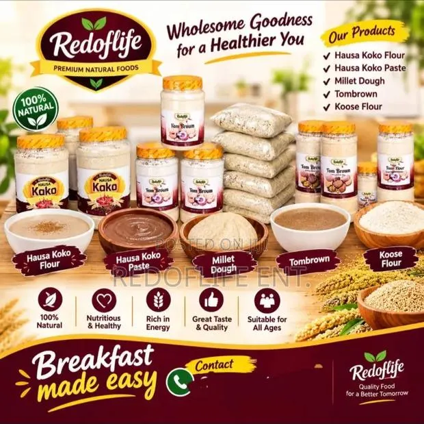 Hausa Koko Paste,hausa Koko Powder,tombrown Koose and Puff Puff Powder · Photo 1