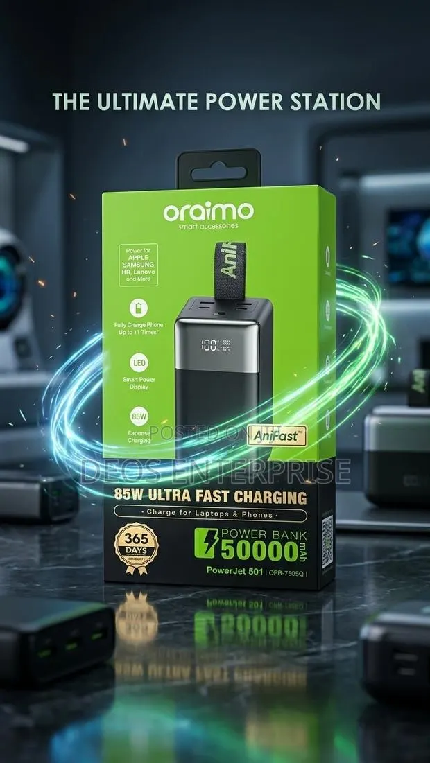 Oraimo Power Bank for Laptop and Phone · Photo 1