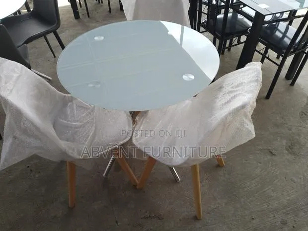 Dining Set, Glass With Chairs · Photo 1