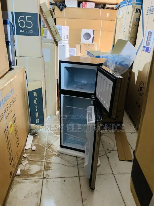 Limited Stock Nasco NASF2-13FL 112L Double Door Top Freezer Fridge · Photo 1