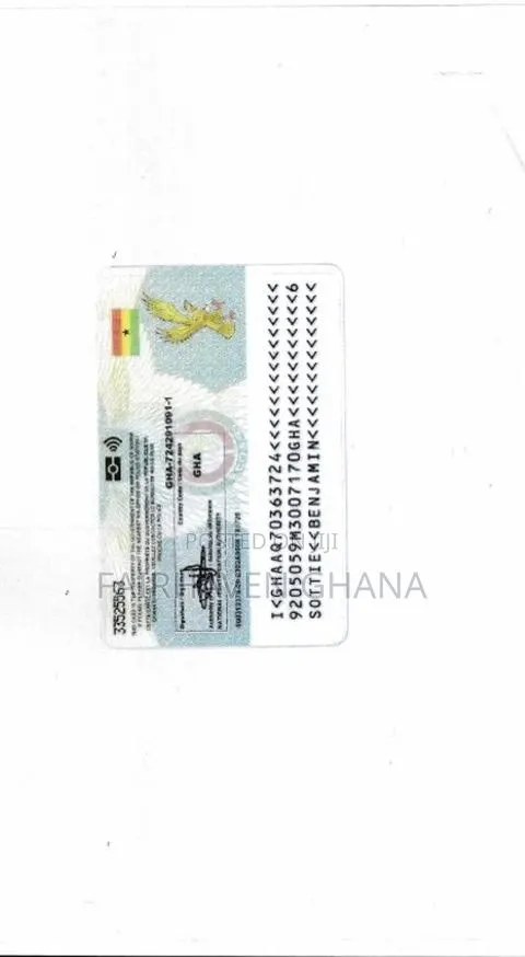 Ghana Card · Photo 1