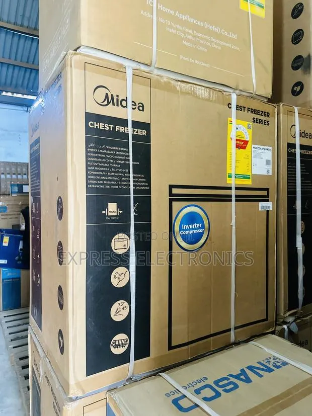 198l Chest Freezer Single Door Midea Energy Efficiency · Photo 1