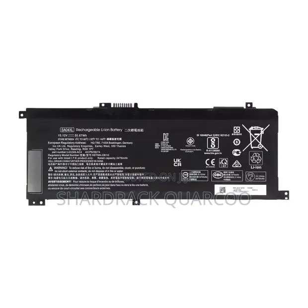 Sa04xl Laptop Battery for Hp Envy X360 15 Dr Series New 15 12v 54 67wh · Photo 1