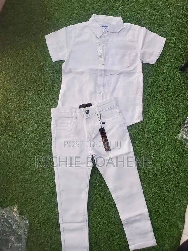 Boys All White 5 to 6 Years · Photo 1