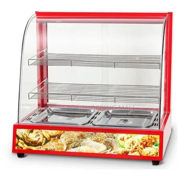 Commercial Countertop Heated Food Warmer Display With Curved Glass · Photo 2