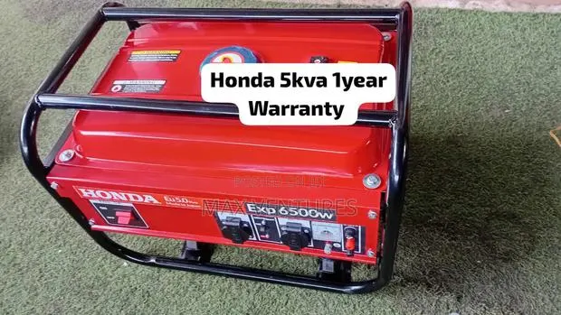 Honda 5kVA 6500W Generator – Low Fuel Consumption 5kva · Photo 1