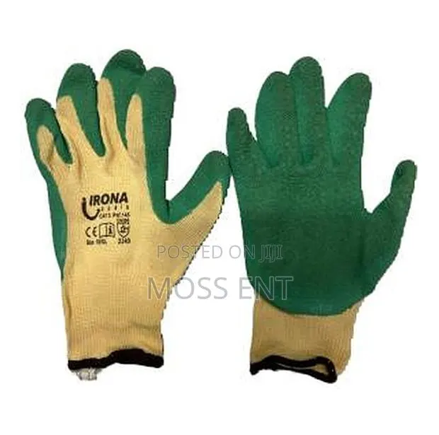 Irona Gloves Latex Crinkled Polycotton 10 Inch - Iro-145 · Photo 1