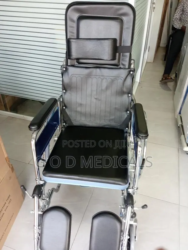 Wheel Chair Commode With Back Rest · Photo 1