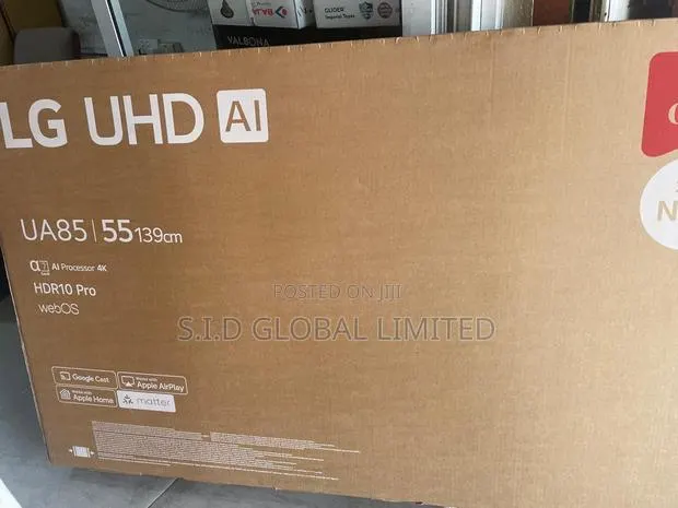 55 Inch Lg Uhd Ai Ua85 Smart Tv Ai Magic Remote Hdr10 Webos25 2025 · Photo 1