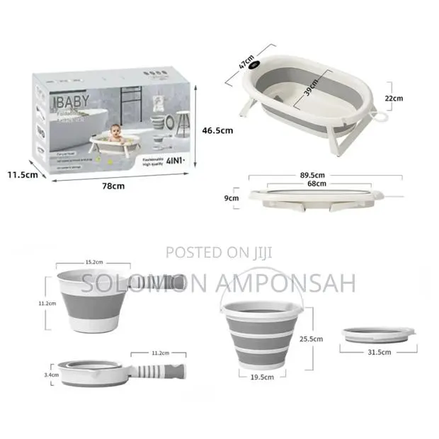 Foldable Baby Bath Set (4-in-1) · Photo 3