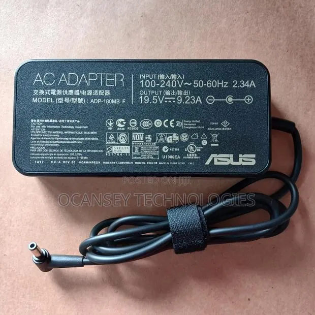 Original Asus 19.5v 9.23a 180w No Pin Adapter · Photo 1