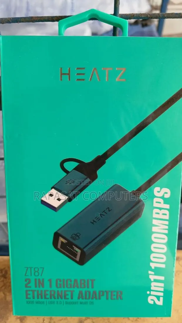 2 in 1 Gigabit Ethernet Adapter · Photo 1