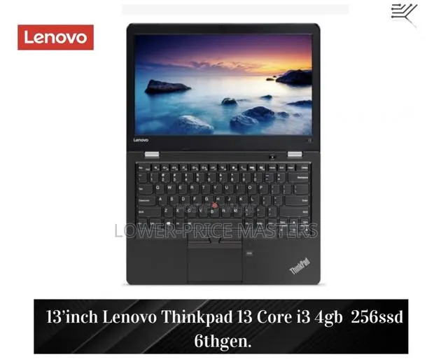 New Laptop Lenovo ThinkPad 13 4GB Intel Core i3 SSD 256GB · Photo 1