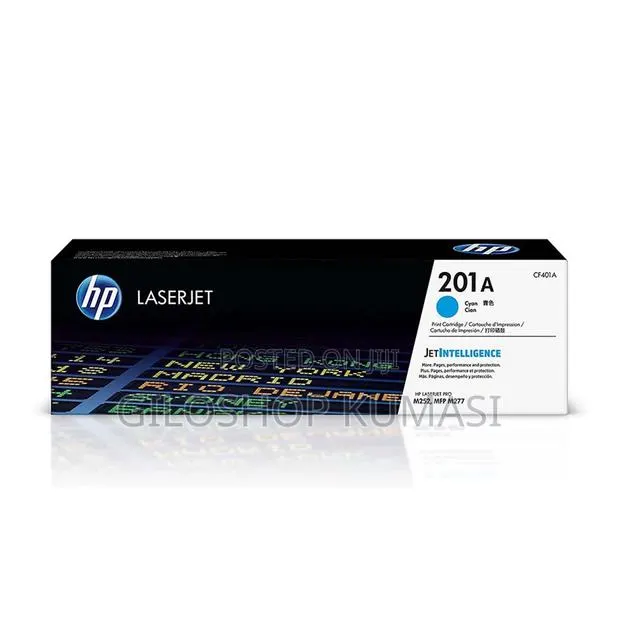 Hp 201a Cyan Original Laserjet Toner Cartridge Cf401a · Photo 1