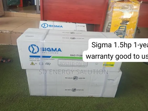 Sigma 1.5HP SplitAir Conditioner Fast Cooling Performance With Quality · Photo 1