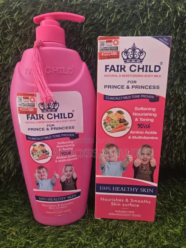 Fair Child Natural Moisturizing Body Milk Set. ( LOTION SHOWER) · Photo 1