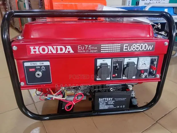 Honda 8500watts +Battery for Key Start 7.5kva Honda Generator · Photo 1