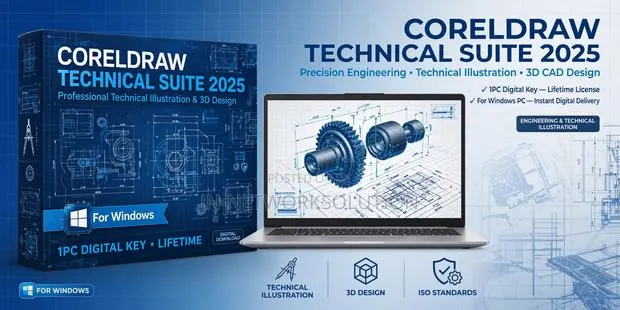 CorelDRAW Technical Suite 2025 for Windows for 1pc Digital Key Lifetme · Photo 1