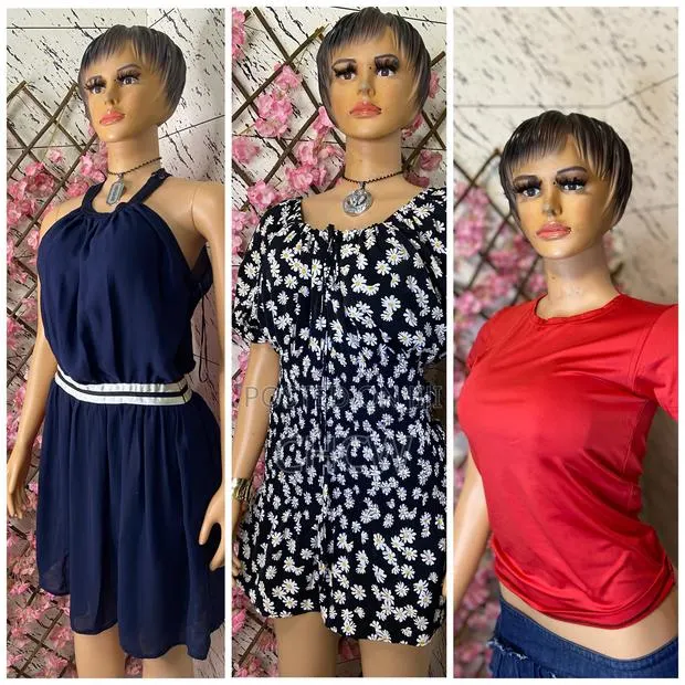 2 Pieces of Beautiful Ladies Dress and a Red Top (A Package · Photo 1