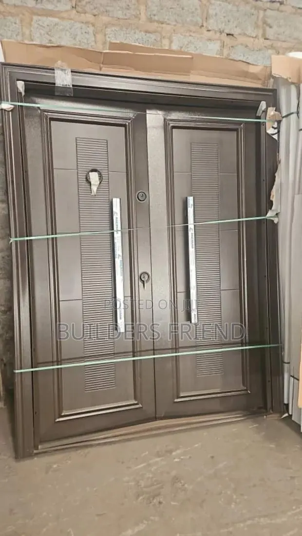 New Turkish Double Entrance Heavyduty Security Door Set · Photo 1