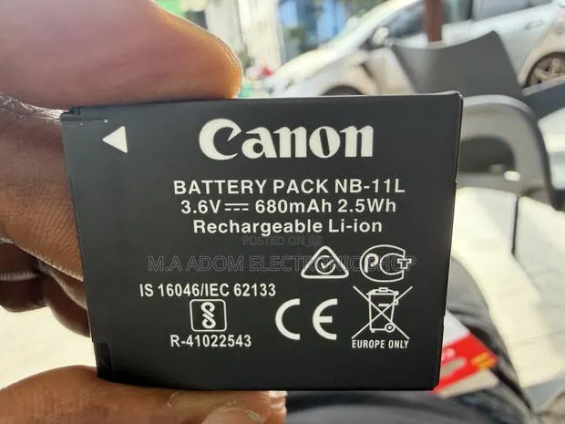 Canon Nb -11l 3.6v 680mah 2.5wh Rechargeable Camera Battery · Photo 2