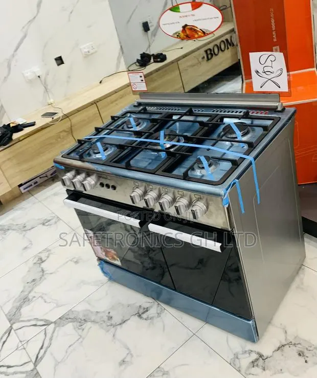 Essential New Mediatech 60x90 Gray Gas Cooker · Photo 1